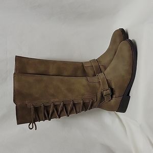 Girls Kimberly Taupe Boots from Kohls, Size 3 Med